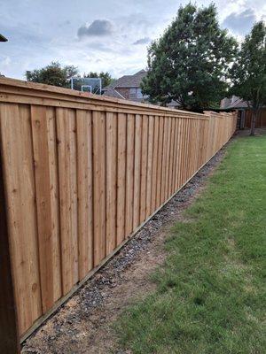 New fence