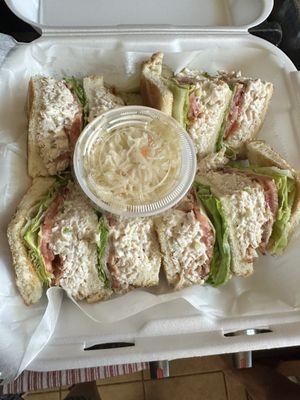 Chicken Salad Club Sandwich