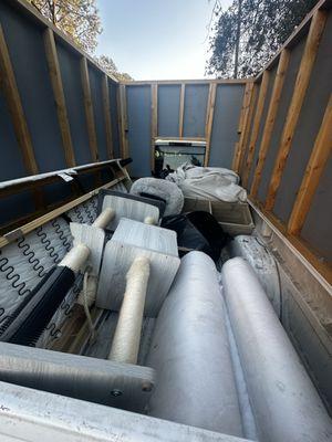 After of a residential clear out