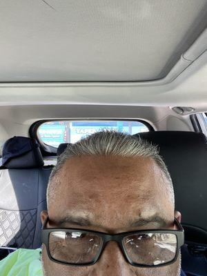 Medium fade with skin