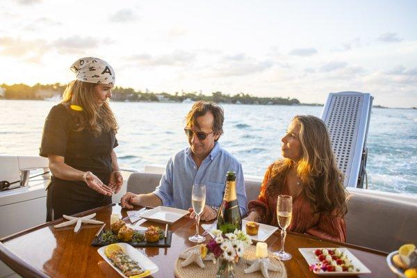 On board chef/catering service