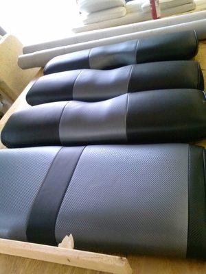 Golf cart seats