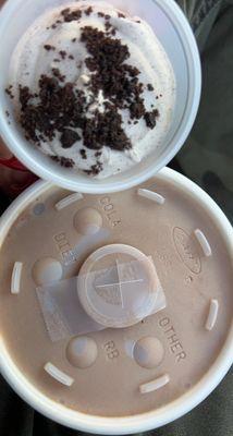 Oreo pudding shot & Mudslide drink.