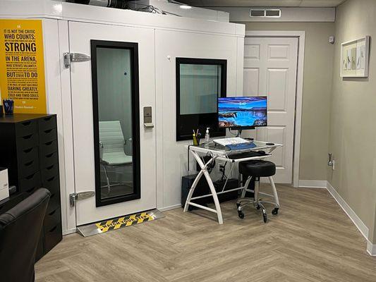 Sound Booth and Testing Station