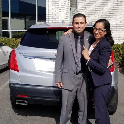 Congratulations to Wanda on leasing this 2018 Cadillac XT5 from me, Ray!