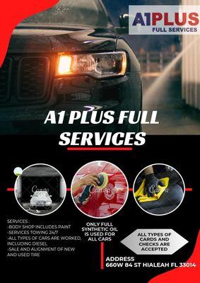 service body shop all types the car.. good price and products
