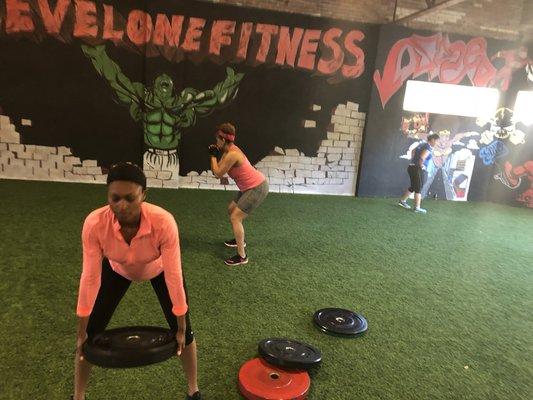 Small group training at LevelOne Fitness