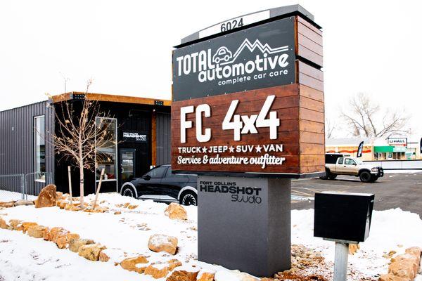 Total Automotive Monument Sign Fort Collins, Colorado 80525