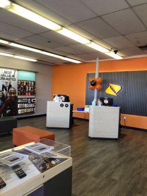 Inside of Boost Mobile