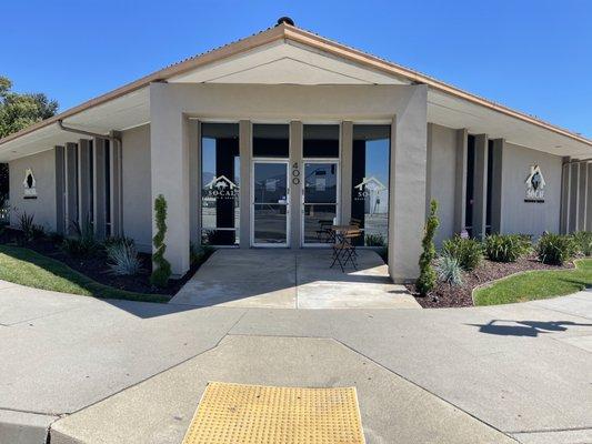 This is the entrance to our Office, We are located on the southeast corner of Puente Street & Citrus Avenue.