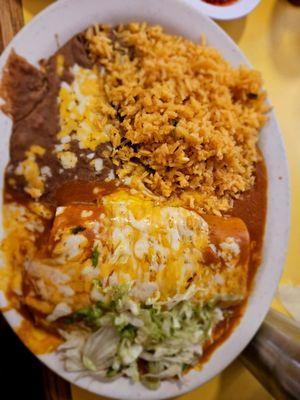 Burro agovado (I think that was thr name - it is the spicy pork one)