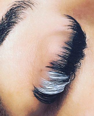 mega volume with a splash of color!