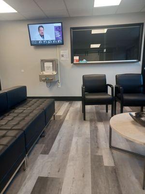 Lobby of pinnacle dermatology