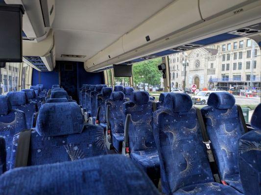 Riding the Detroit Air XPress stop in Downtown Detroit to DTW