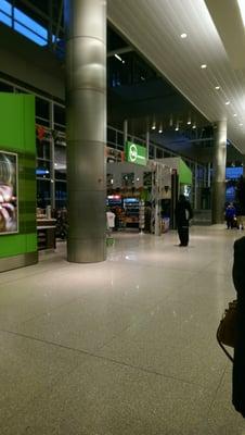 Right across from baggage claim 4&5