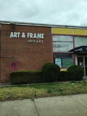 The outside of the store!