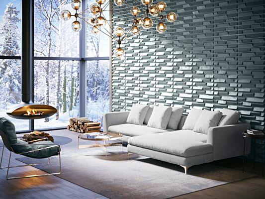 WWW.OXWALLS.COM 3D wall panels (product + installation) EXCLUSIVES DESIGNS