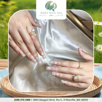 Shell-abrate summer with starfish nails!
* : https://lk.macmarketing.us/HeraNailSpa39540-Booking