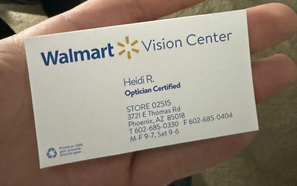 Walmart Vision & Glasses