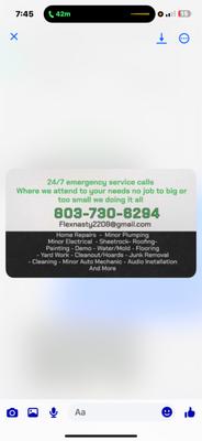 Flexnastys Handyman Cleaning Service