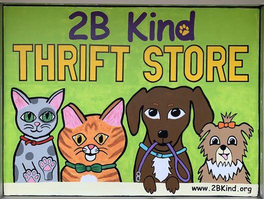 Super cute window painting out front. In Ark Plaza, opposite end of Yummies Donuts.