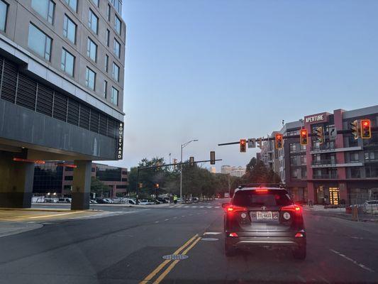 Towards Kiss & Ride Pick up/Drop Off