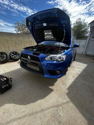 Evo x clutch replacement