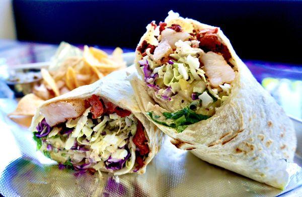 Shrimp & Pork Al Pastor Burrito