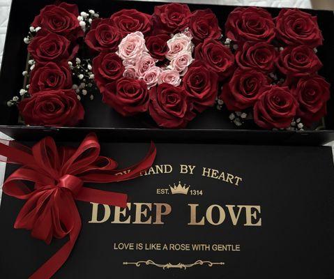 Beautiful bouquet that my wife received