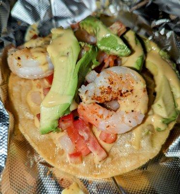 Tostada de Camaron: might just be the best thing I have ever tasted