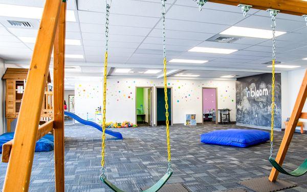Large indoor gym for kids!