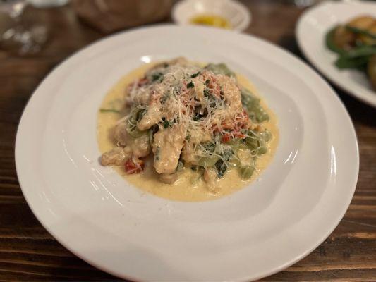 Fettuccine Verdi Alla Carolina
