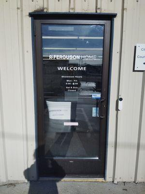 Ferguson Home Signage on Door