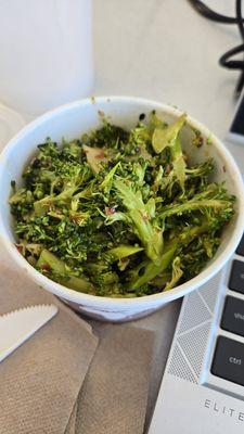 Spicy Korean broccoli