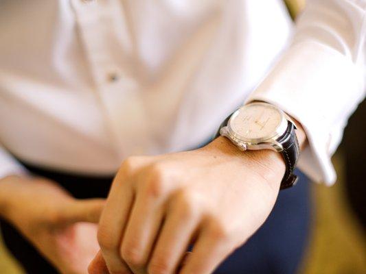 Noah's Baume and Mercier watch