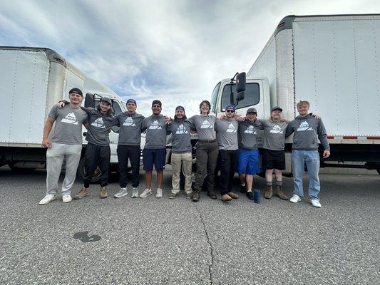 Crew! Best bunch of movers in the world. And super friendly!