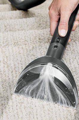 Additional tools for cleaning stairs and upholstery.