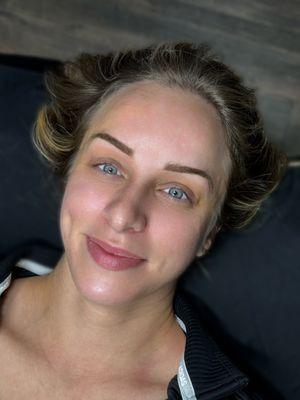 Annual powder brow touch up