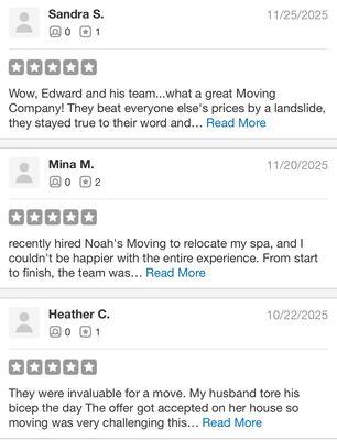 We love helping our clients move!