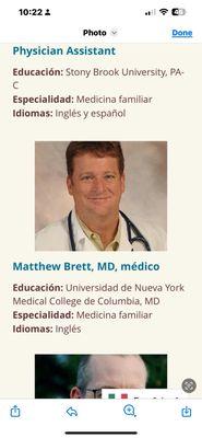 Matthew Brett will give you a horrible experience in your appointment .