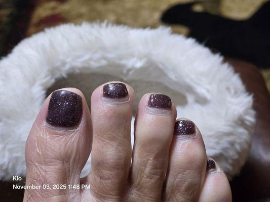 Ugly toes i have. But Connie made em pretty. She is awesome!!