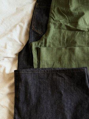 I had two pairs of pants hemmed, and they came out perfect!! $40 for both and finished in 3 days, great deal.