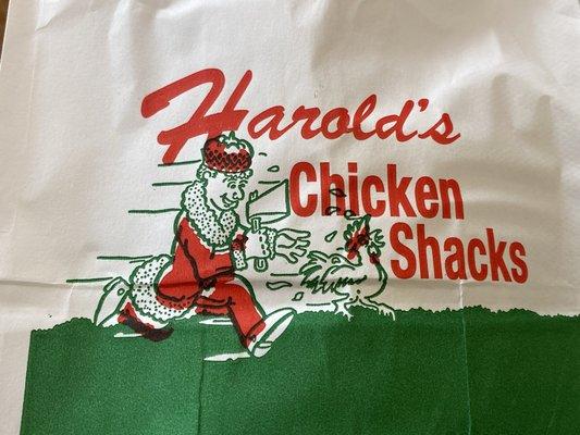 Logo on the bag