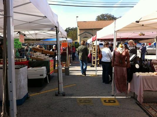 A portion of Gibson Street Market's Artisan Vendors