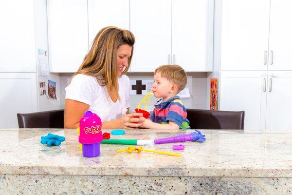 Using fun oral motor tools to help build strength and awareness for speech skills
