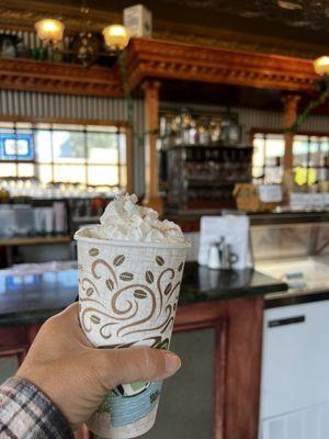 White mocha- yummy!