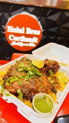 Chicken Tandoori with Rice