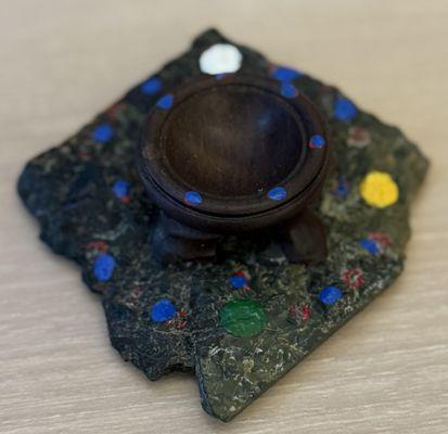 Mike's custom stand for my polished stone.