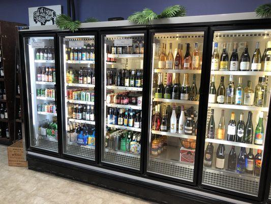 Great selection of craft beers.