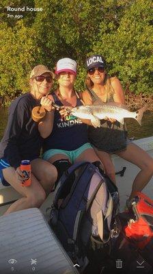 Red fish on the flats